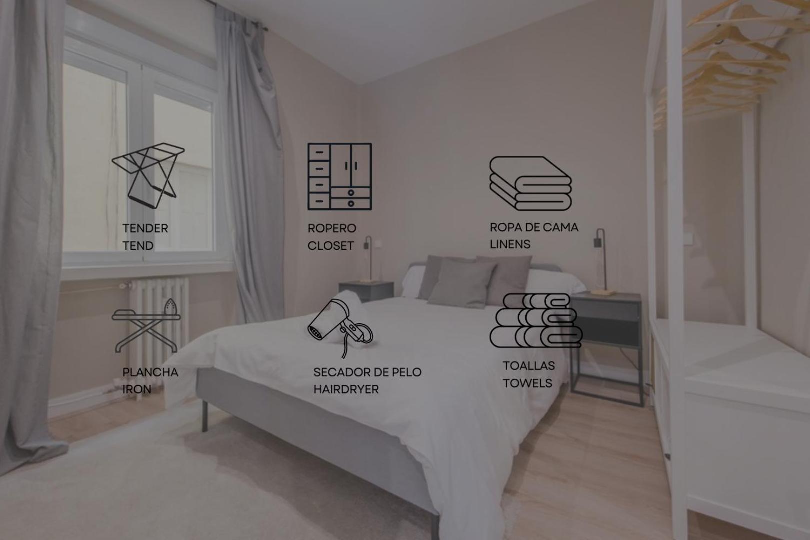 Downtown Apt Para 7Pax La Latina,Centro De Madrid Exteriér fotografie